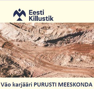 The post Otsime uude avatavasse Väo karjääri PURUSTI MEESKONDA! appeared first on Eesti Killustik OÜ - Tulevik kindlal alusel.