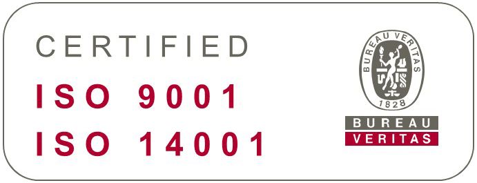 ISO 9001 & ISO 14001 CERTIFIED